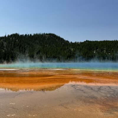 Ava at Yellowstone National Park